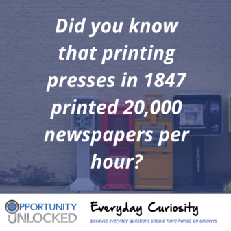 Everyday Curiosity: Newspapers